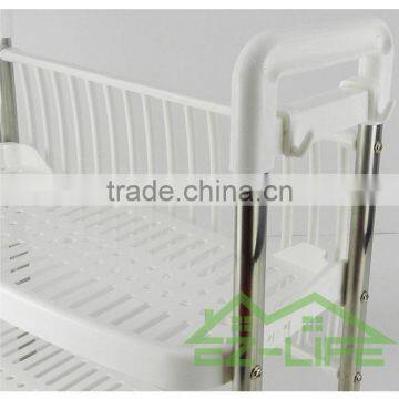 2017 Best Selling 2 Tiers Chrome Plated Kitchen Accessory Dish Rack/ Dish Drainer/Plate Rack photo-5
