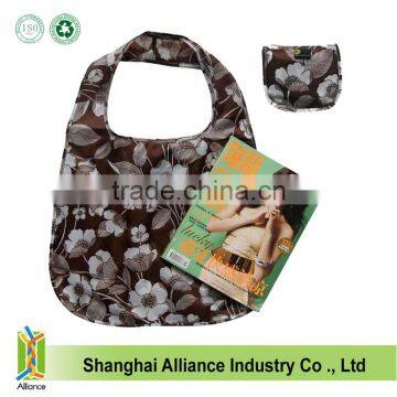 Promotional supermarket grocery cute collapsible shop bag