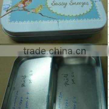 Mirror Tin Case for Makeup Set Packing