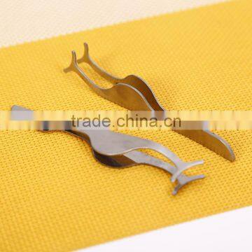 Factory Price 430 Stainless Steel Material Multifunctional Eyelash Tweezer for Beauty Salon