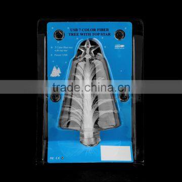 USB Changeable Color Led Fiber Optic Artificial Christmas Tree Decoration Xmas Decoration photo-2