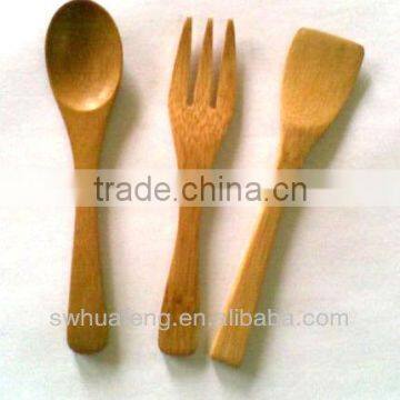 2016 Fashion bamboo spoon,knife and fork