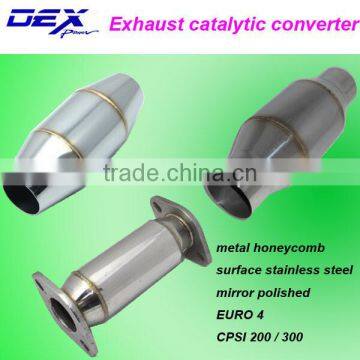 universal stainless steel metal honeycomb catalytic converter