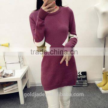 Latest Sweater Designs Fashion Long Pullover Sweater for Woman photo-2