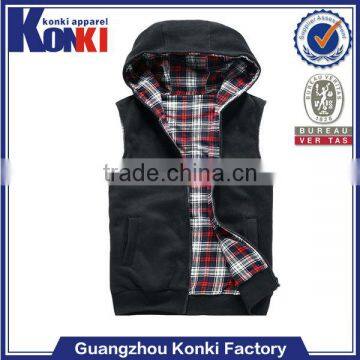 Professional made-to-orde sleeveless polar fleece vest