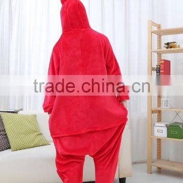 Flannel Cartoon Adult Animal Jumpsuit Animal Pajamas Jumpsuit photo-2