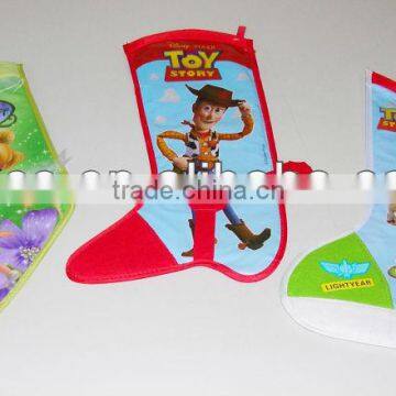 Cartoon Christmas stocking