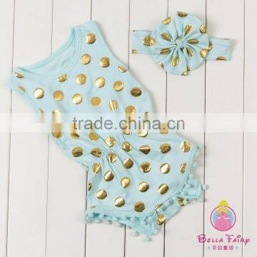 Popular Selling 100%cotton Baby Jumpsuit Rompers for Toddler Grils photo-4