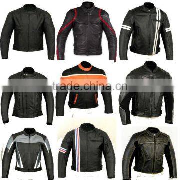 Mens Leather Motorbike Jacket