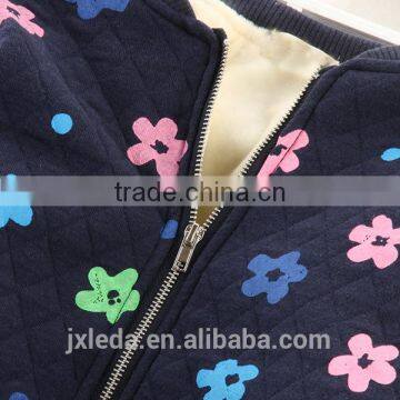 2016new Designs Fashion Girls Sweatshirts Jacket Without Hood photo-3