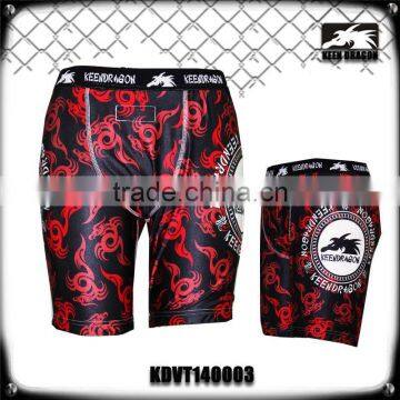 Sublimated Stretch MMA Vale Tudo Compression Lycra Shorts