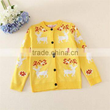 New Arrival/desings/items Sweaters 2016 New Girls Cardigan 3 Candy Colors Little Sweater Design With Cute Patterns photo-2