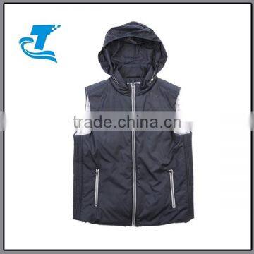 Mid-length jacket Without Sleeves