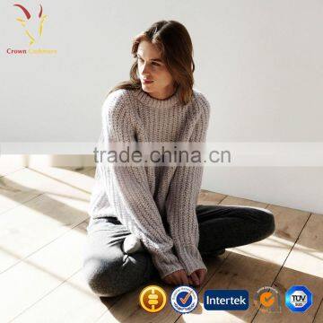 Cashmere Wool Lady Pants Casual Pants With Pockets photo-2