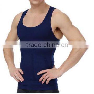 Men's Compression Tank Top Seamless Stomach Shaper Slimming Vest Shirts photo-3