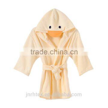 100% Cotton Custom Children Hooded Bathrobe photo-3