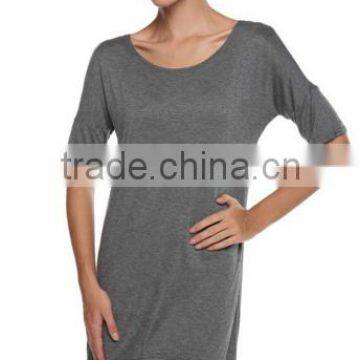 Tops For Women 2016 Fashion Cute & Comfy Loose Fit Short Sleeves Tunic Tops photo-4