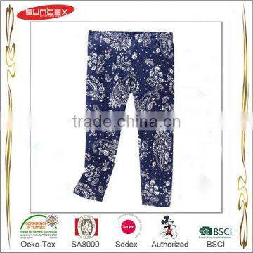 2014 New Hot Fashion Kid's legging with softer AOP printing