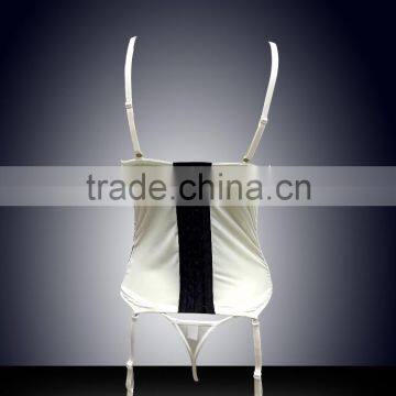 Sexy Adult Wear Lingerie Body Stocking Shantou Sexy Corset and G String Set photo-2