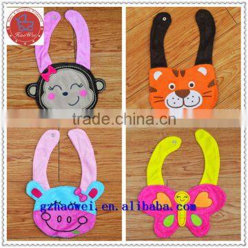 Cute Cartoon Face Baby Drool Cloths photo-2