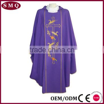 Wholesale High Quality Wheat Grape Embroidery religious chasuble