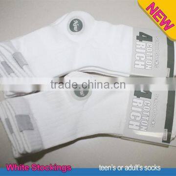 Teenages & Adults white stockings thread design stockings for spring and autumn