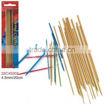 D&D needlework materials colorful painted circular knitting needles without knob