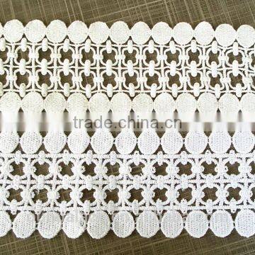 African Guipure Embroidery Lace Fabric With Holes photo-2