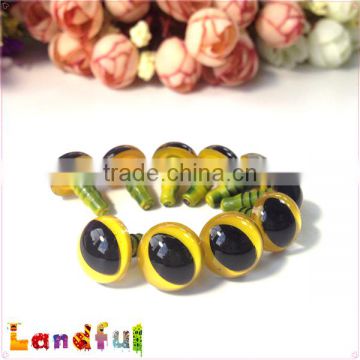 12mm Crochet Toys Craft Doll Yellow Safety Cat Eyes for Stuffed Toys