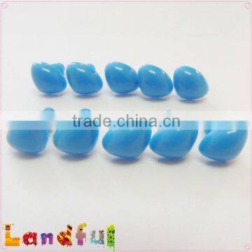 12mm Blue Safety Triangle Nose Plastic Craft Nose Plush Animal Nose photo-2
