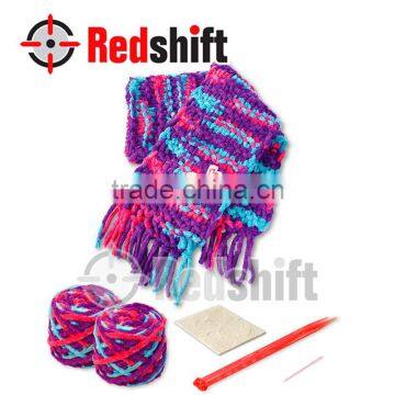 Education Toy DIY Knitting Scarf girl craft