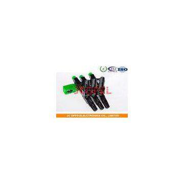 Metal Single Mode Optical Connections Fiber Connectivity SC Fast Connector V - shape