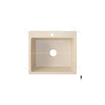 KKR Acrylic Solid Surface Undermount Bathroom Round Sink