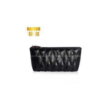 Quality Matte Leather Makeup Pouch