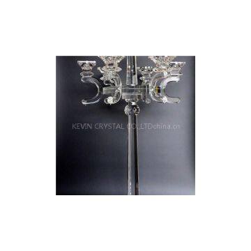 Wedding Decorations Tall Crystal Candelabra