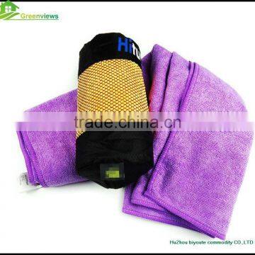 Micro fibre travel towel antibacterial microfiber travel towel set travel towel bag set