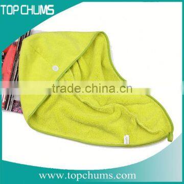 Magic quick dry twist colorful hair towelling turban