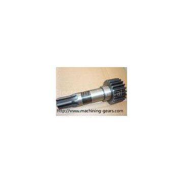 Motor Parts Industrial Spur Gear Shaft  / Helical Metal Shaft Head Gear