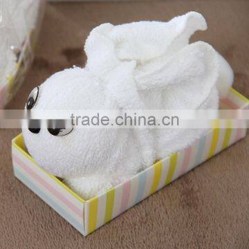 Soft White Rabbit Egyptian Cotton Towel for Gift photo-4