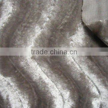 2013 New design middle east fabric,polyester tricot velvet, warp knitting velvet fabric for sofa