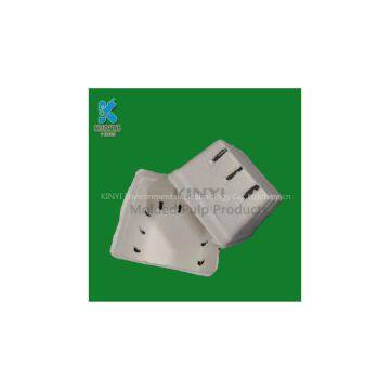 Paper Pulp Molded Fruit Packaging Box, Eco-friendly photo-1