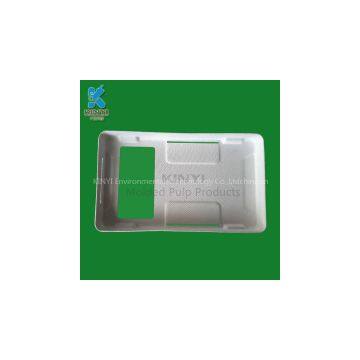 Bagasse Pulp Molded Eco-friendly Cell Phone Case Packaging Tray,container photo-3