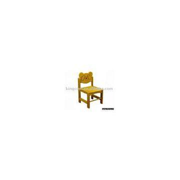 panda Solid wood chair kids chair
