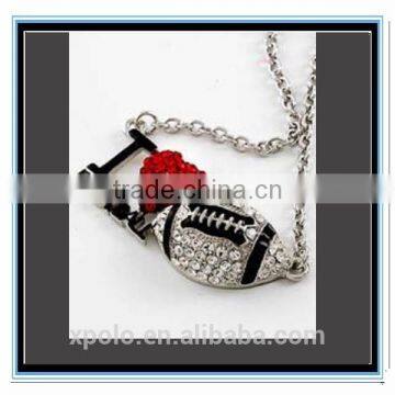 XP-MB-10565 FACTORY PRICE Wholesale Sport Jewelry Metal Zinc Alloy Soccer Ball Bracelet Jewelry photo-4