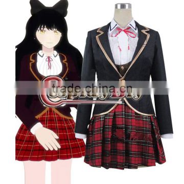 RWBY Ruby Rose Weiss Schnee Blake Belladonna Yang Xiao Long Beacon Academy School Uniform Costume Cosplay Custom Made