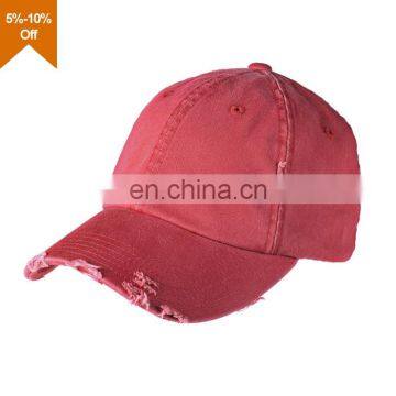 High quality promotional baseball cap with hair