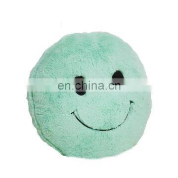Hot Selling Super Soft Fluffy Round Shape Plush Pillows Winter Warm Smile Face Emoji Cushion photo-4