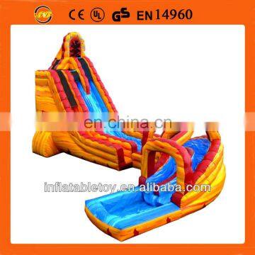 2014 New Lava Twist Inflatable Water Slide, Water Slide With Pool