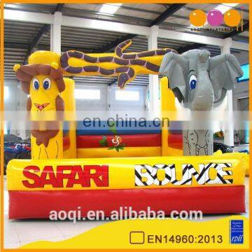 AOQI new design safari park small inflatable kids bouncer for sale