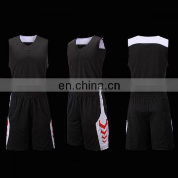 Customized Wholesale Cheap Blank Basketball Jerseys Black photo-3